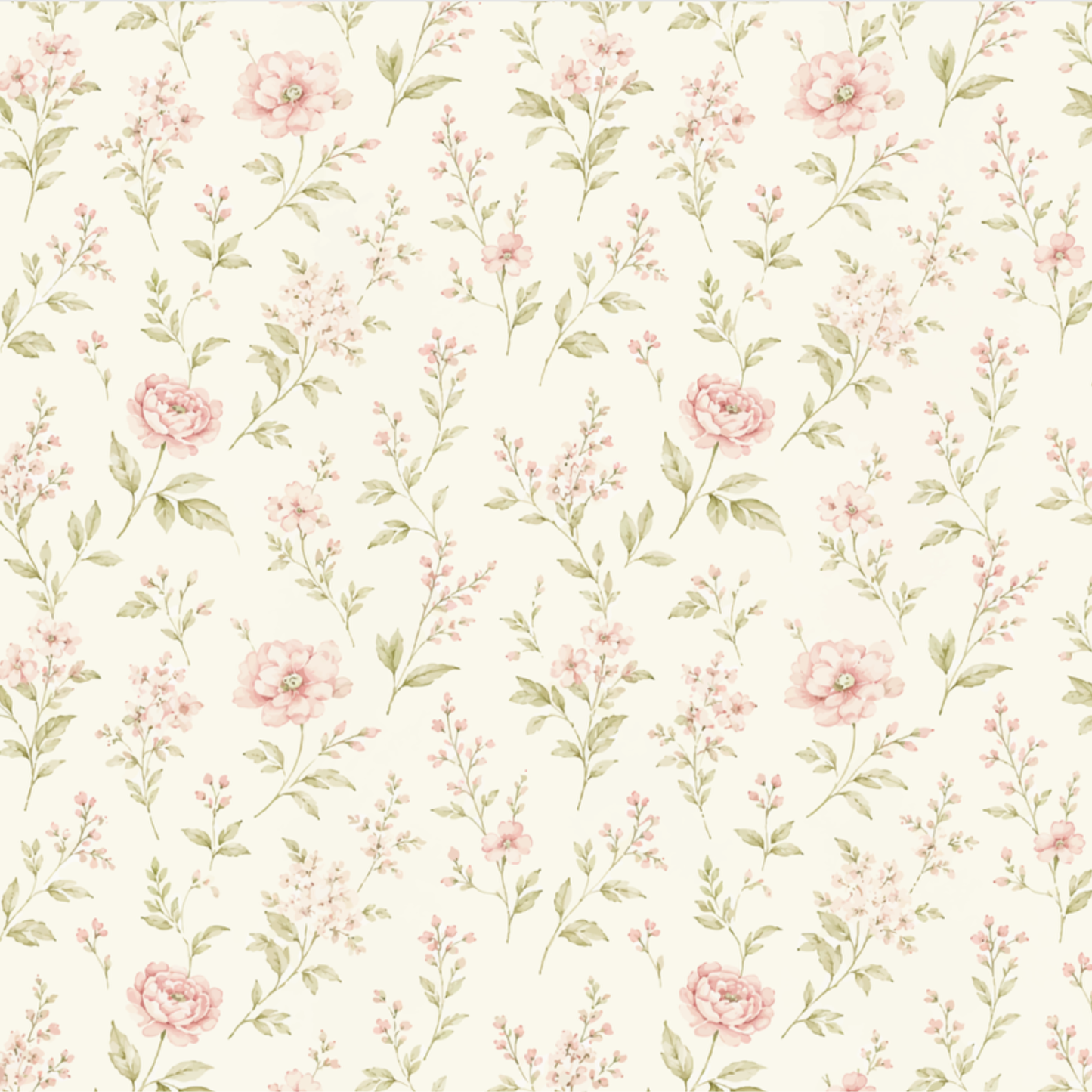 aveline floral wallpaper for children's rooms exclusively by The Baby Cot Shop