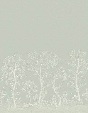 Seasonal Woods Silk Wallpaper