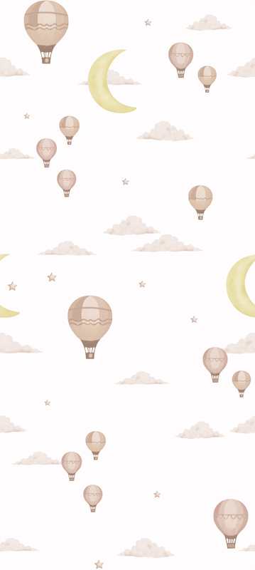 Celestial Voyage Wallpaper - Sunlit Haze - The Baby Cot Shop, Chelsea