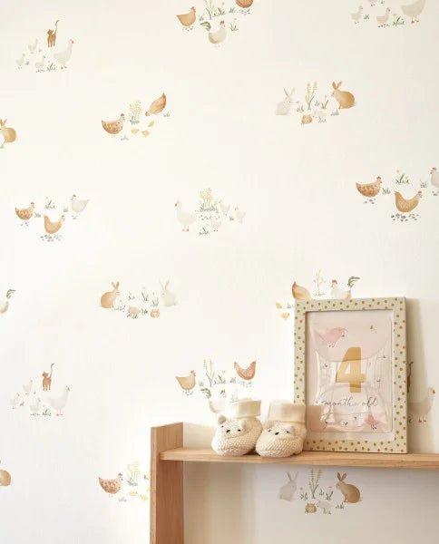 Companions Of The Farm Wallpaper by Casadeco - The Baby Cot Shop, Chelsea