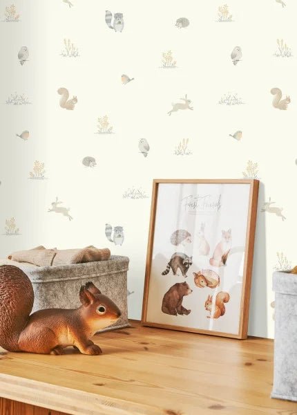 Companions Of The Forest Wallpaper by Casadeco - The Baby Cot Shop, Chelsea