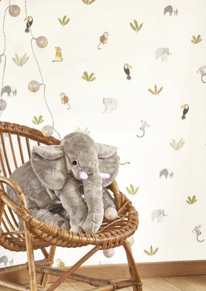 Companions Of The Jungle Wallpaper by Casadeco - The Baby Cot Shop, Chelsea
