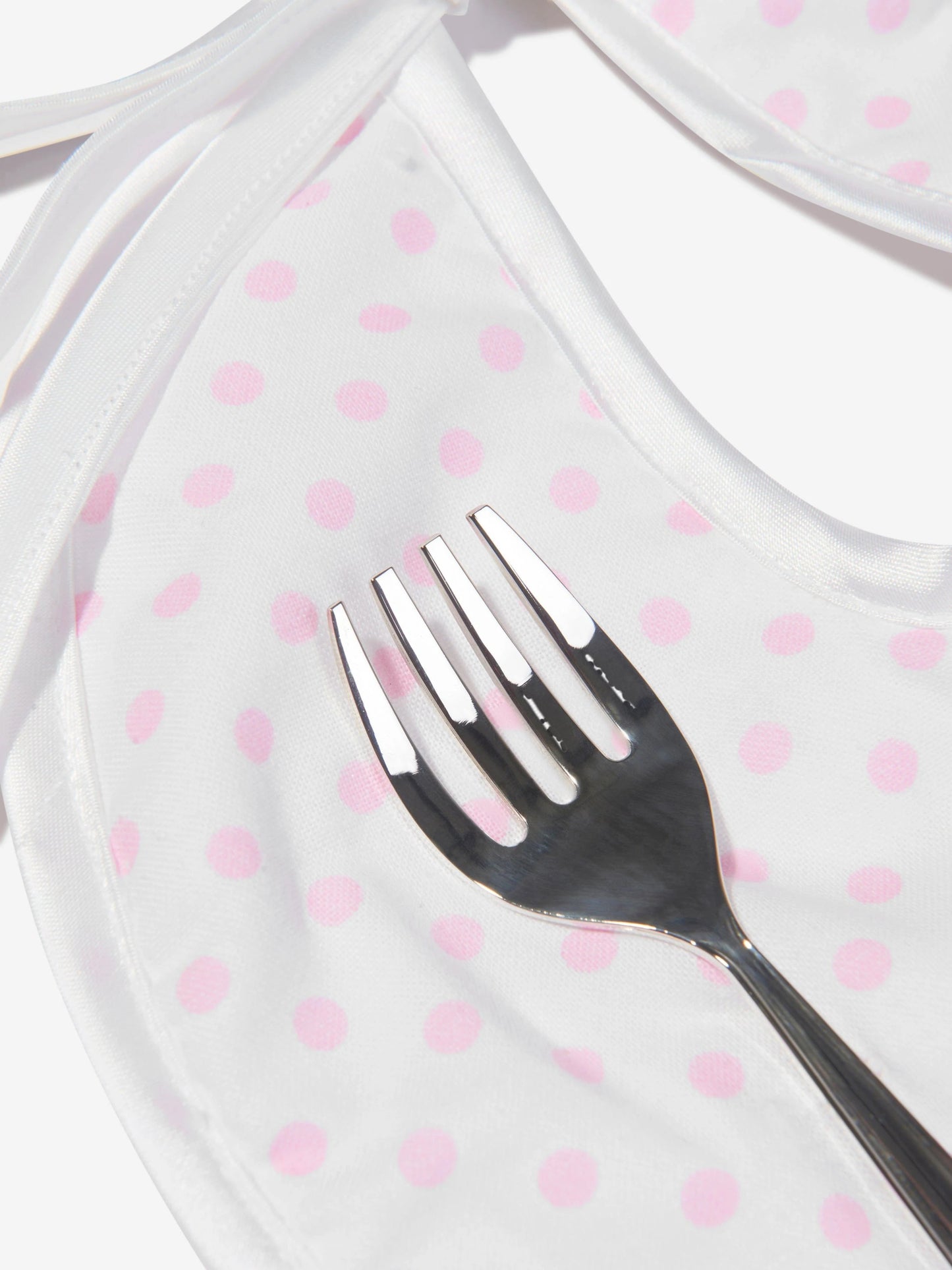 English Trousseau Baby Boys Silver Plated Cutlery Set With Bib - The Baby Cot Shop, Chelsea