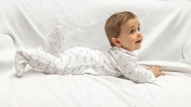 Grey Mouse Cotton Onesie by Magnet Mouse - The Baby Cot Shop, Chelsea
