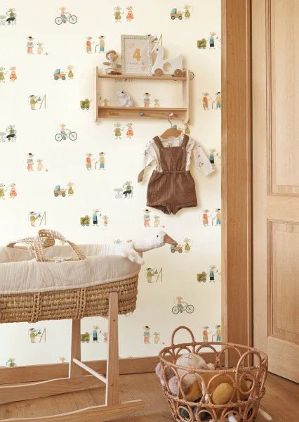 Neighbors Of The Village Wallpaper by Casadeco - The Baby Cot Shop, Chelsea