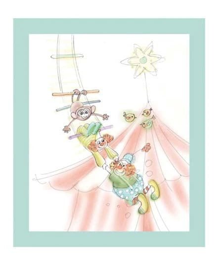 Notte Fatata Circus Adventure Art Print - The Baby Cot Shop, Chelsea