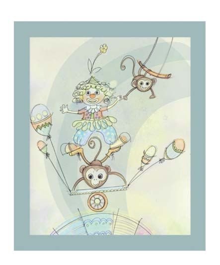 Notte Fatata Circus Joy Art Print - The Baby Cot Shop, Chelsea