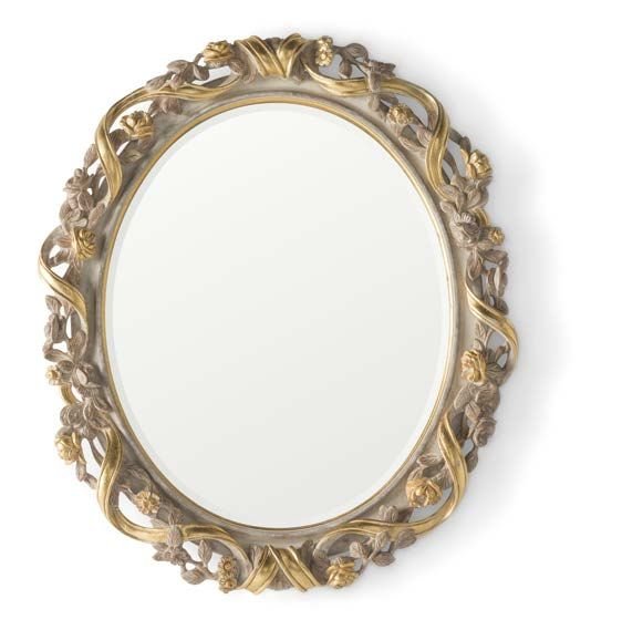 Notte Fatata Oval Ornate Wall Mirror - The Baby Cot Shop, Chelsea