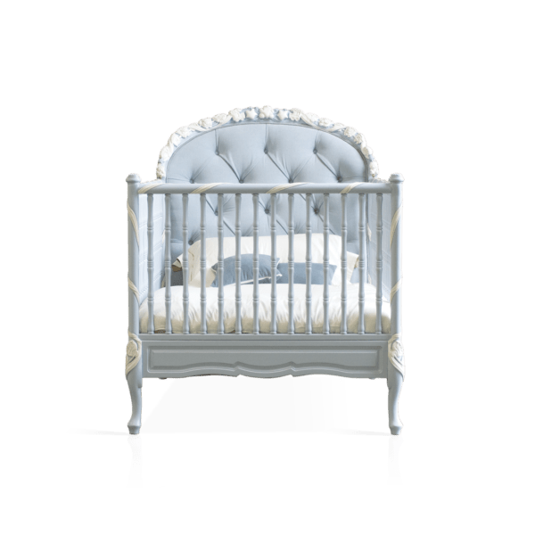 Notte Small Blue Cot by Savio Firmino - The Baby Cot Shop, Chelsea