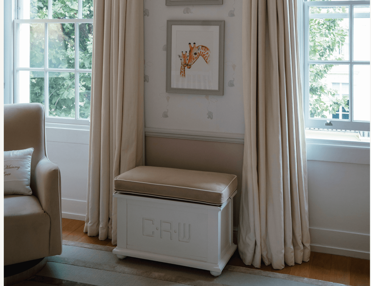 Personalised Toy Box - Carved - The Baby Cot Shop, Chelsea