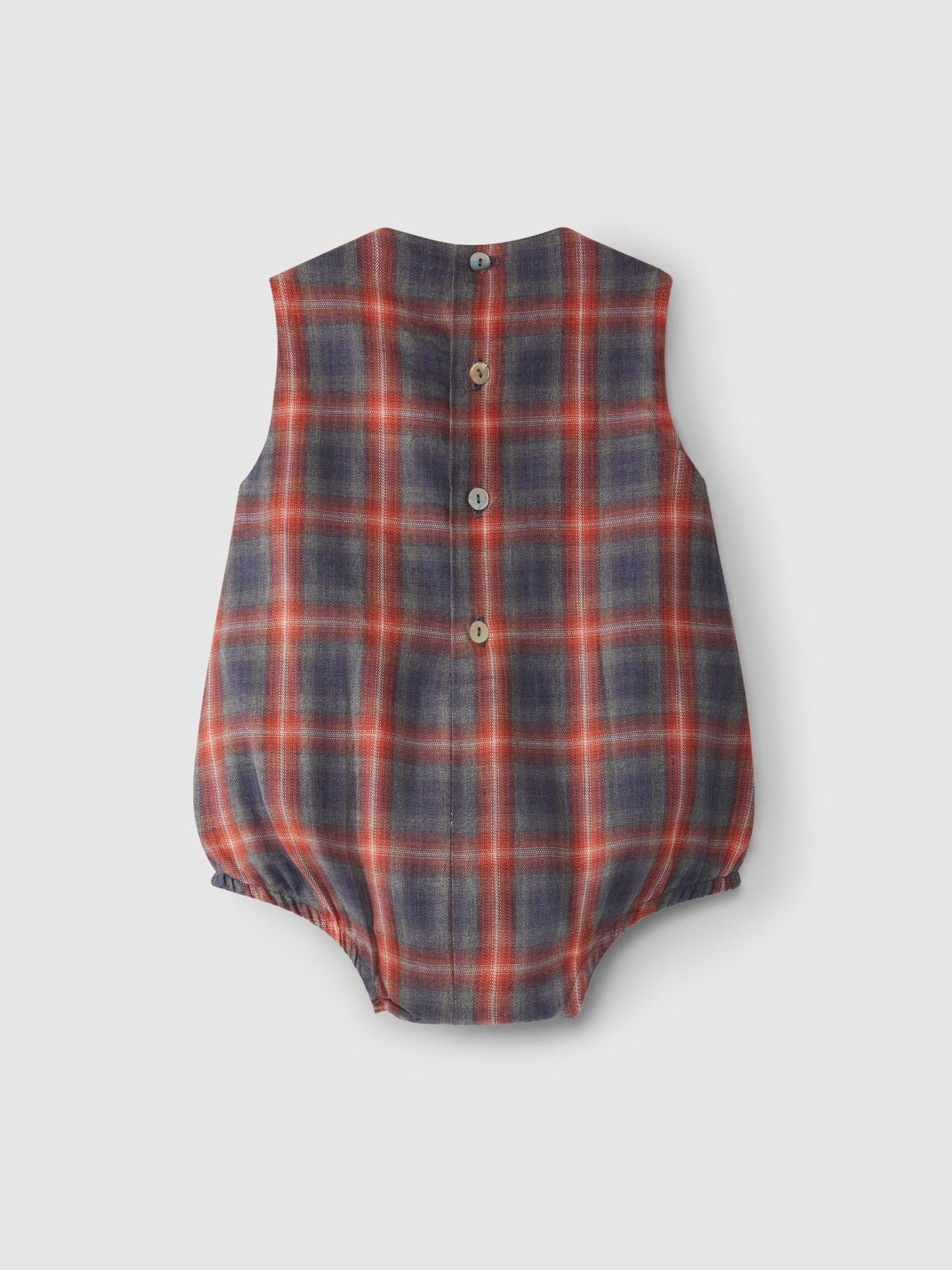 Plaid Shortie With Smocking - The Baby Cot Shop, Chelsea