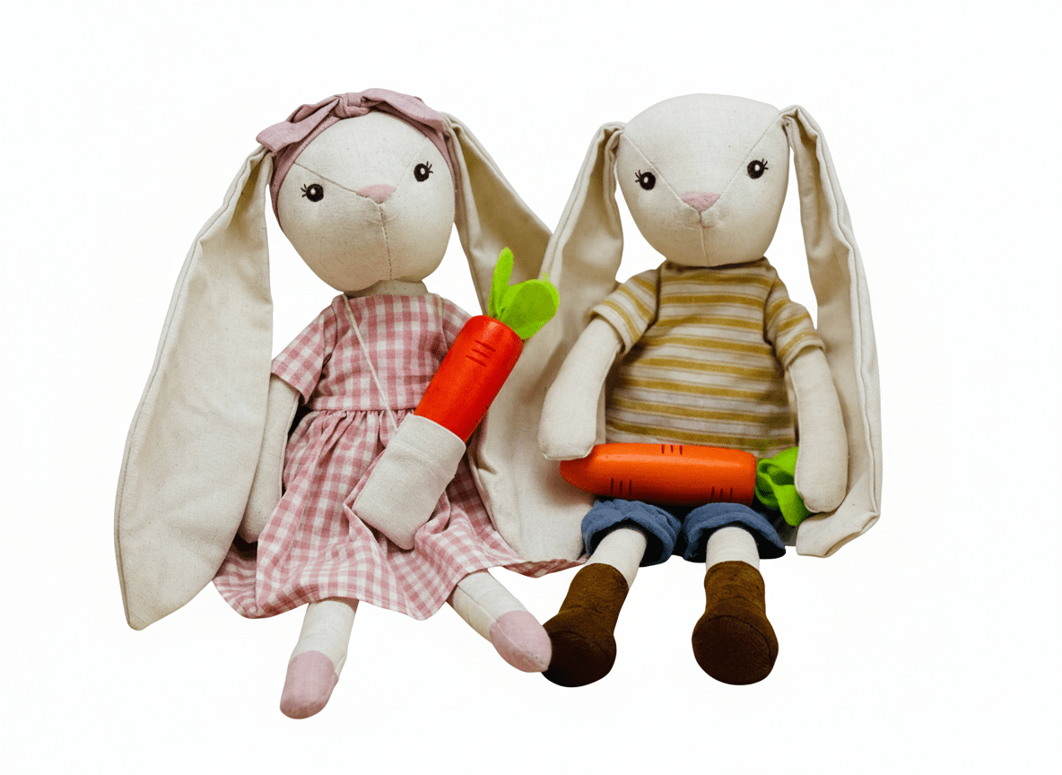 Plush Bunny Toy - Benjamin - The Baby Cot Shop, Chelsea