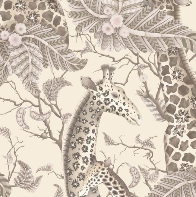Royal Giraffe Wallpaper - The Baby Cot Shop, Chelsea