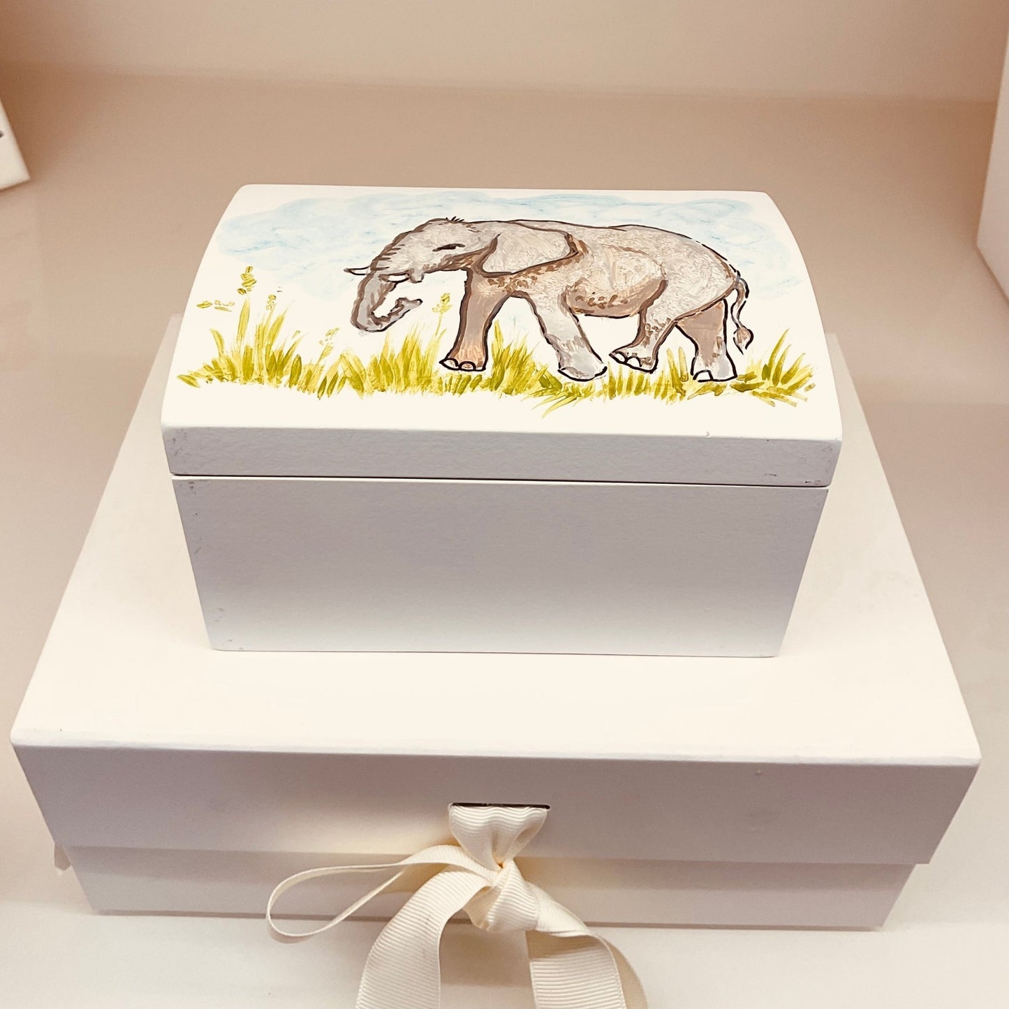 Safari Storage Box - Elephant - The Baby Cot Shop, Chelsea