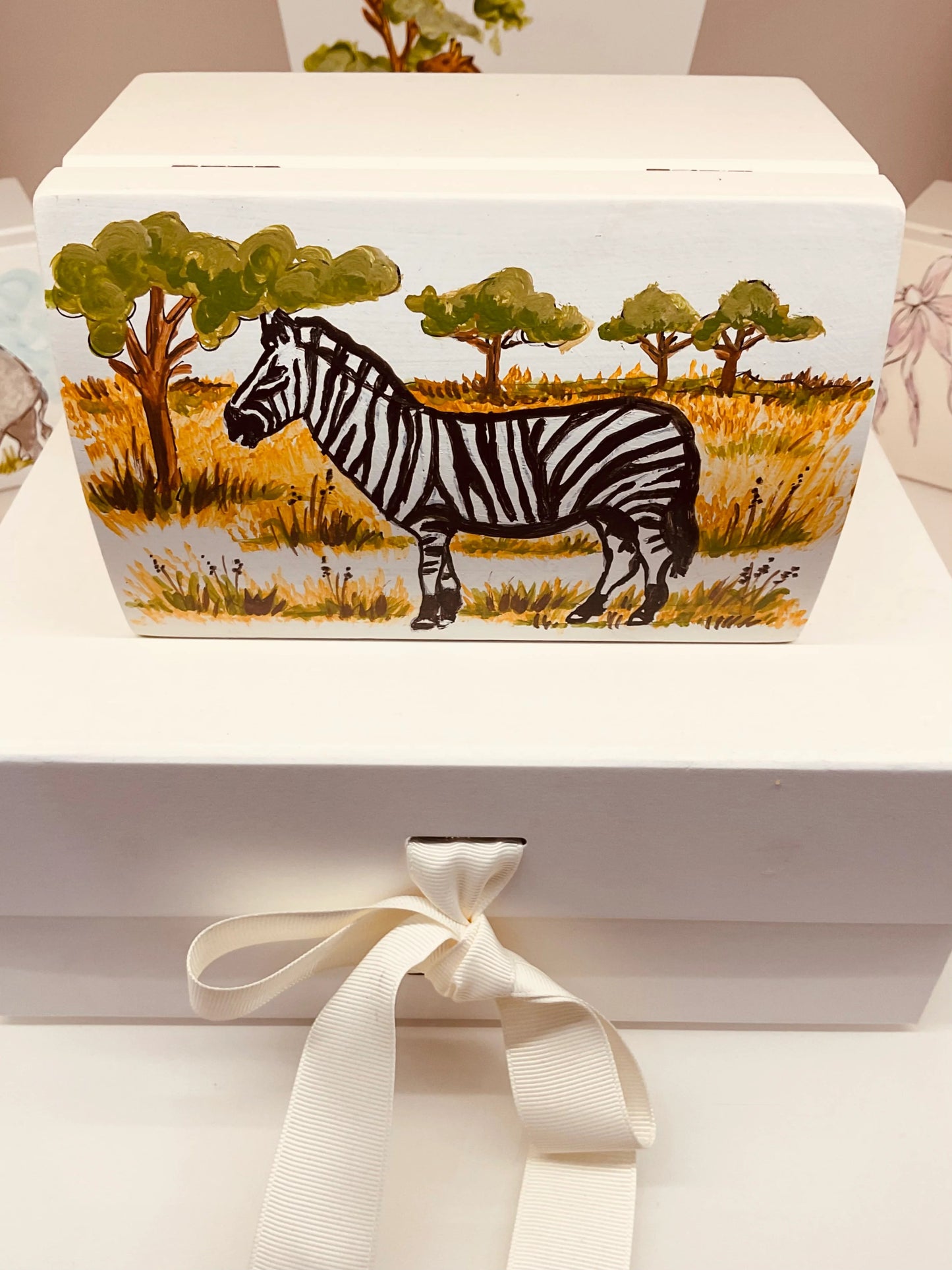 Safari Storage Box - Zebra - The Baby Cot Shop, Chelsea