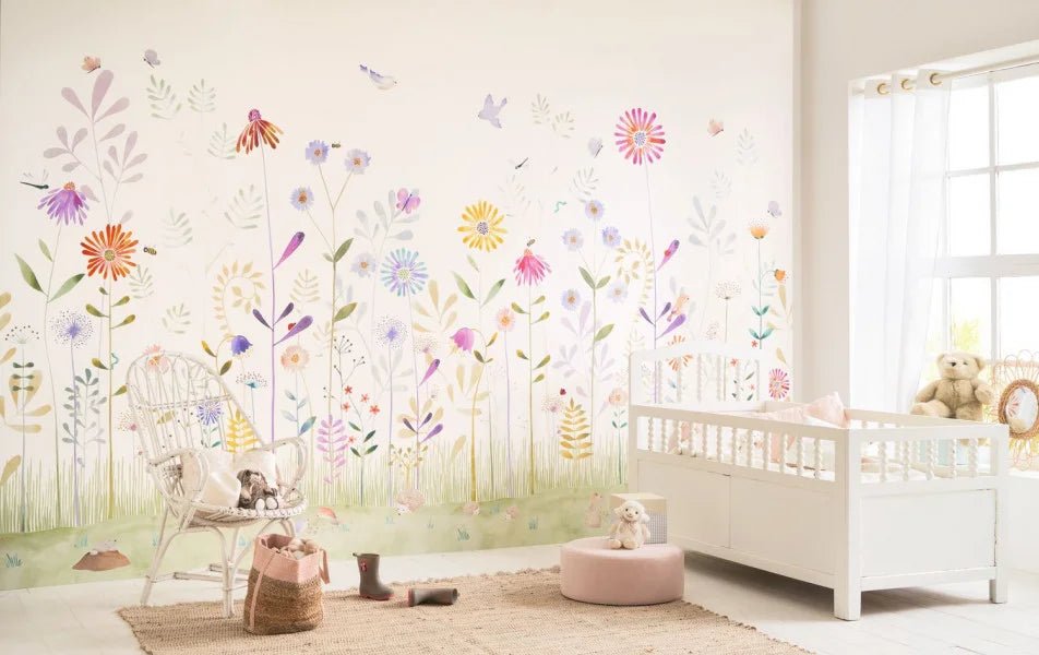 The Garden Small World With Frog Wallpanel by Casadeco - The Baby Cot Shop, Chelsea