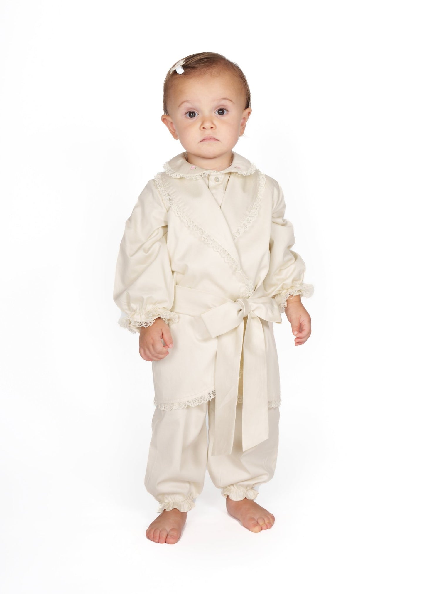 Windsor Pyjamas Set - Ivory - The Baby Cot Shop, Chelsea