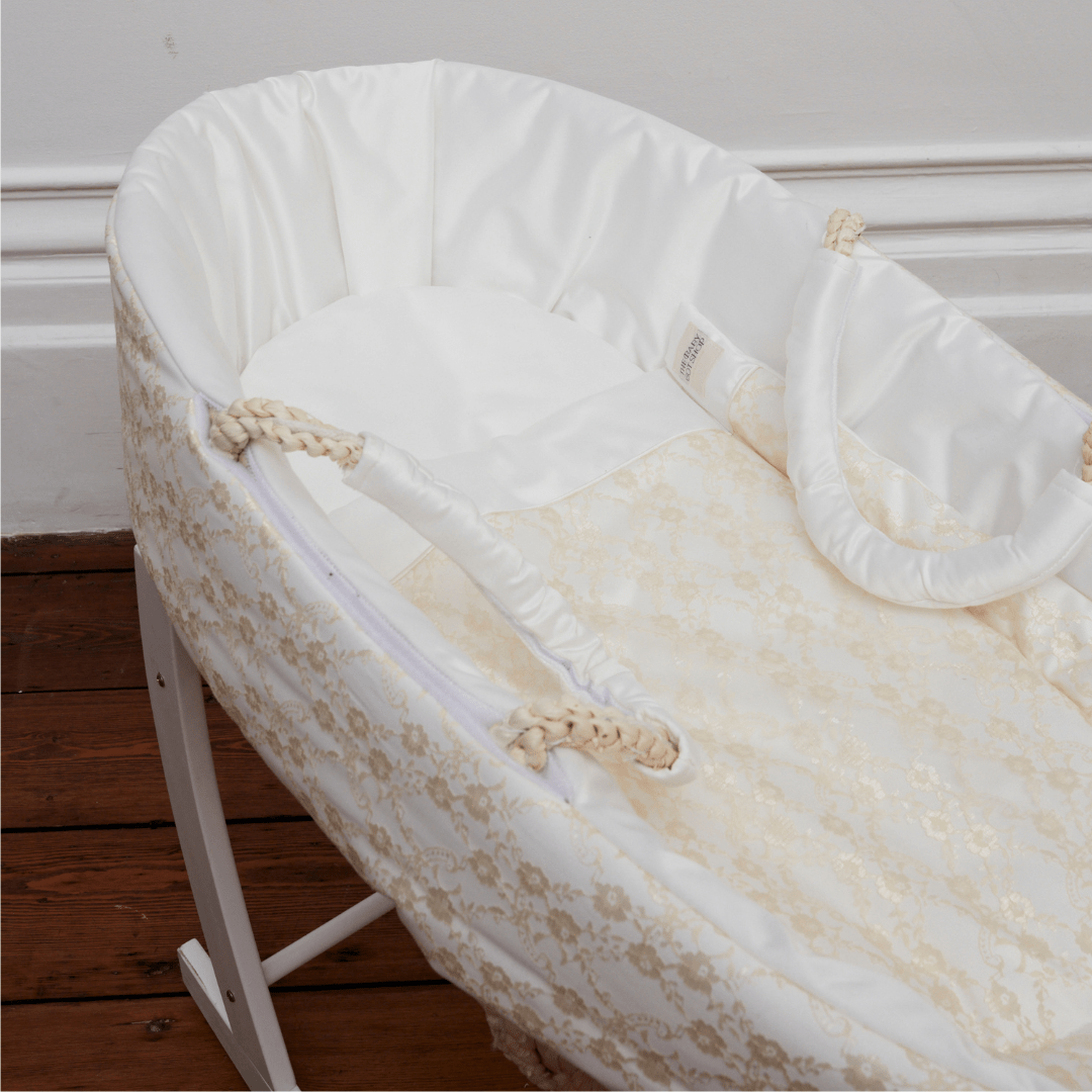 Ayesha Luxury Moses Basket - The Baby Cot Shop, Chelsea
