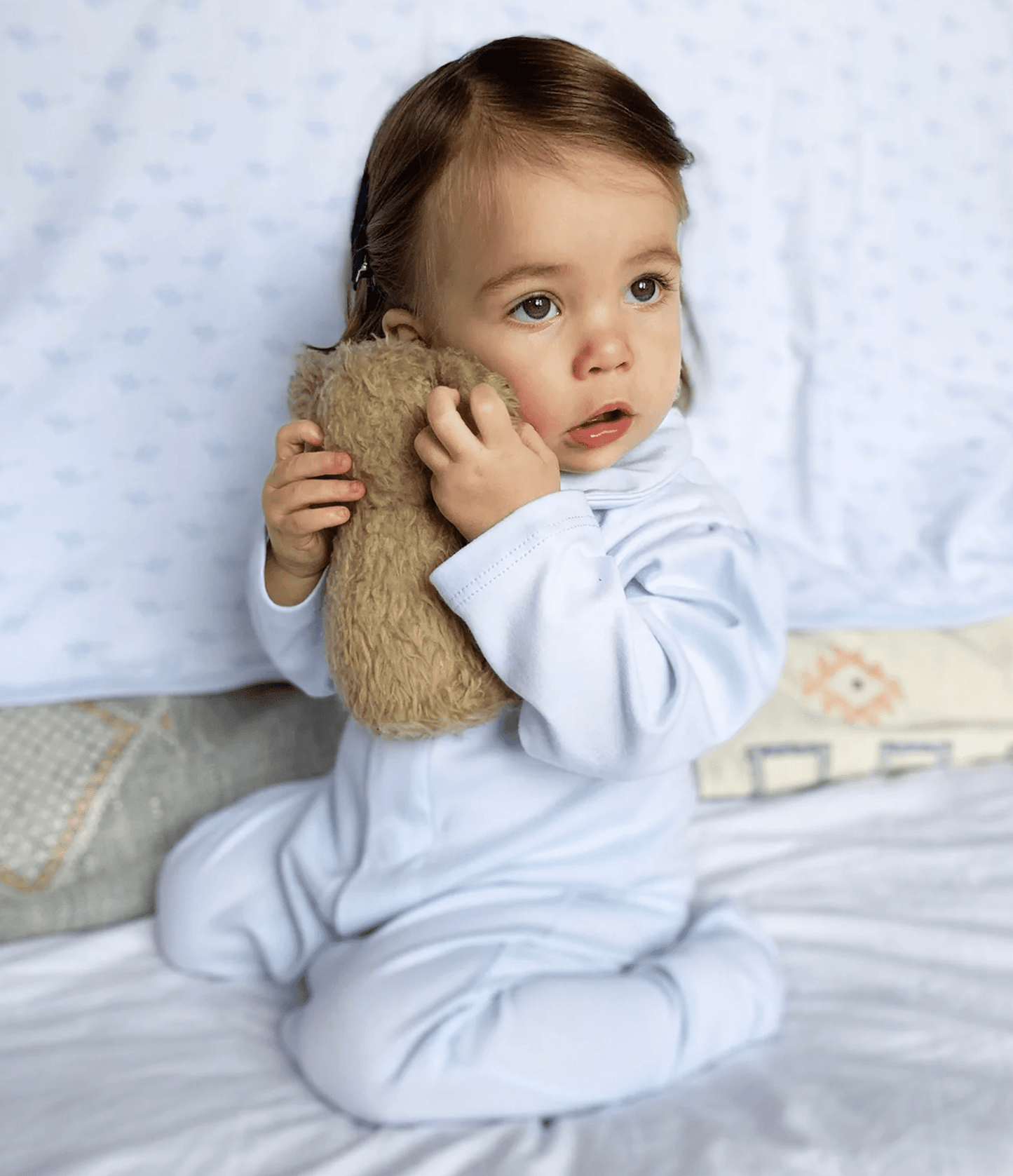 Blue Cotton Onesie by Magnet Mouse - The Baby Cot Shop, Chelsea