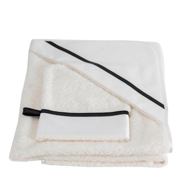 Classic Hooded Towel & Mitt Set - The Baby Cot Shop, Chelsea