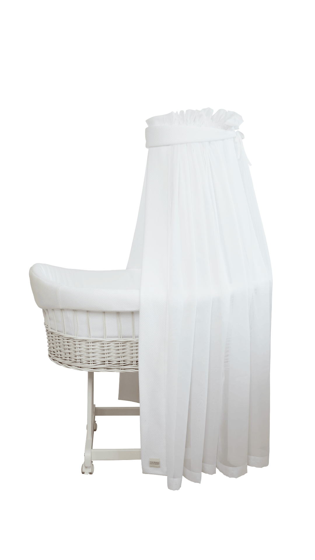 diamond pique crib side view