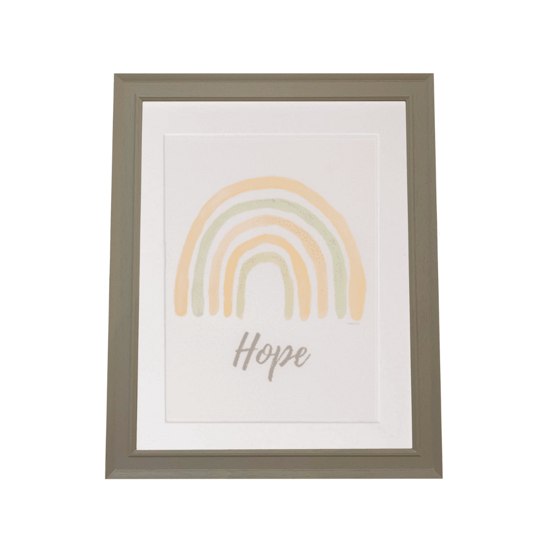 Hope Rainbow Art Print - The Baby Cot Shop, Chelsea