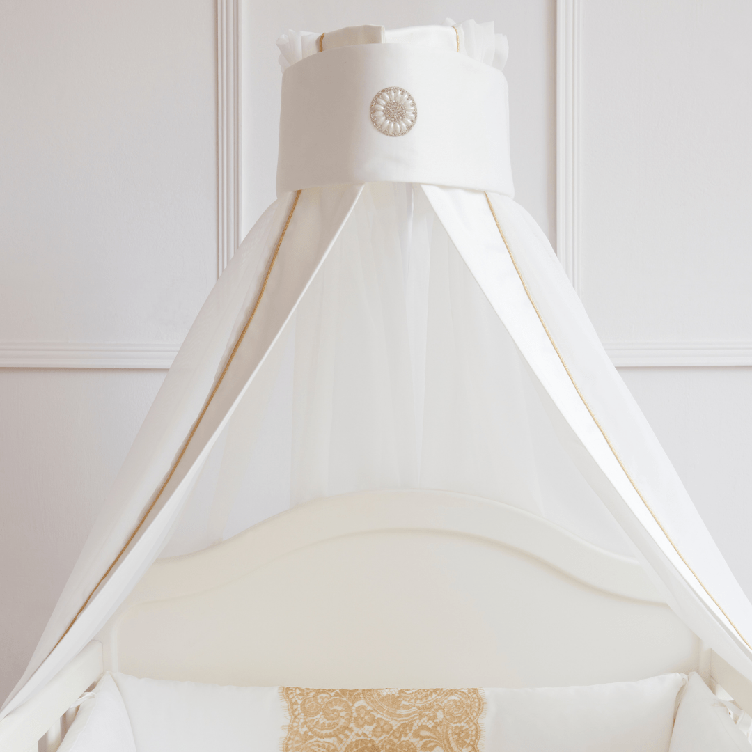 Majestic Gold Collection Canopy - The Baby Cot Shop, Chelsea