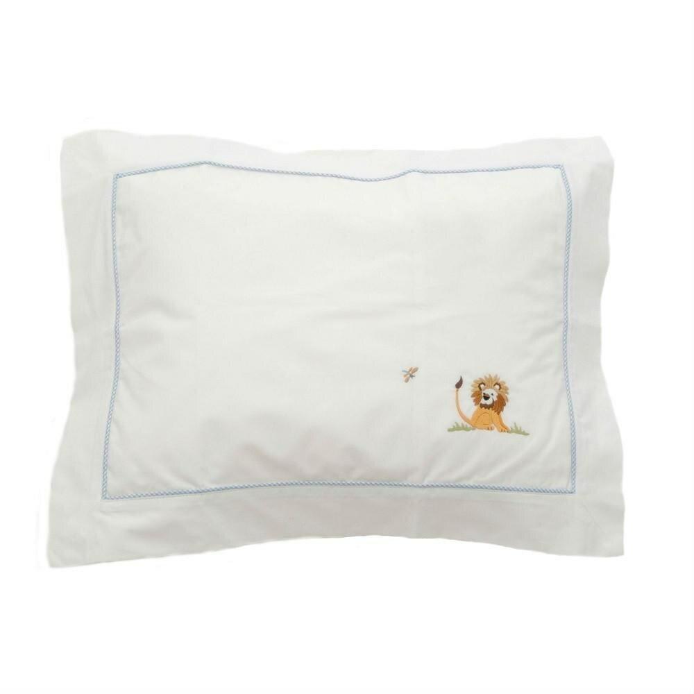 On Safari Blue Boudoir Pillowcase - The Baby Cot Shop, Chelsea
