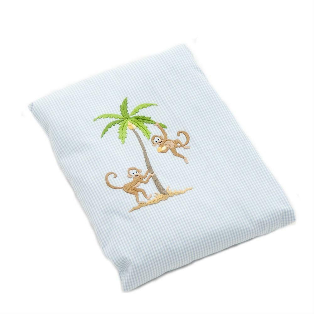 On Safari Blue Fitted Sheet - The Baby Cot Shop, Chelsea