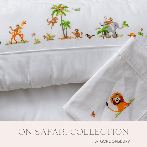 On Safari Half Bumper (3 colours available) - The Baby Cot Shop, Chelsea