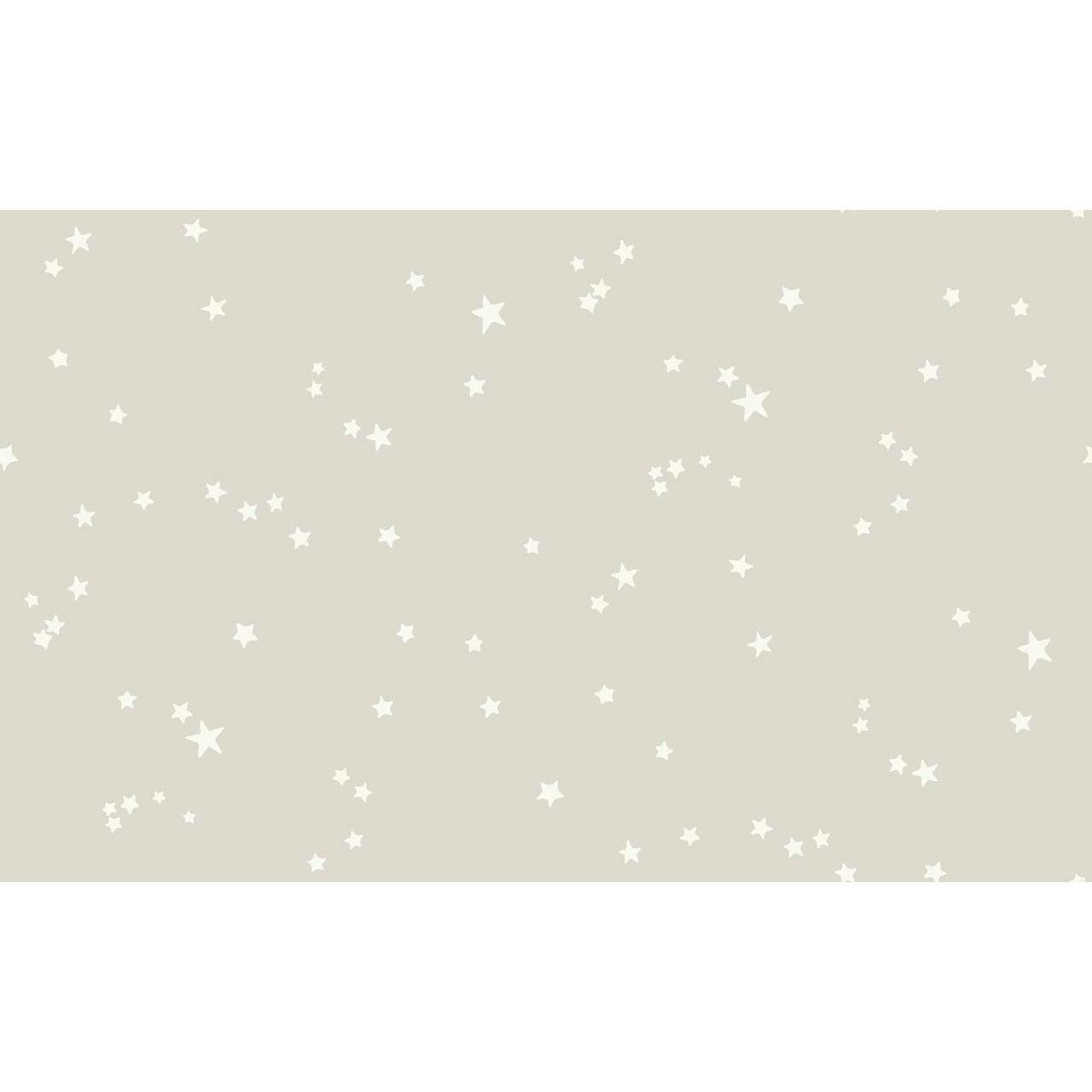 White Stars Wallpaper in Beige - The Baby Cot Shop, Chelsea