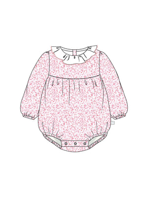 Pink Shortie Micro-Flowers | Luxury baby gifts | Unique gift