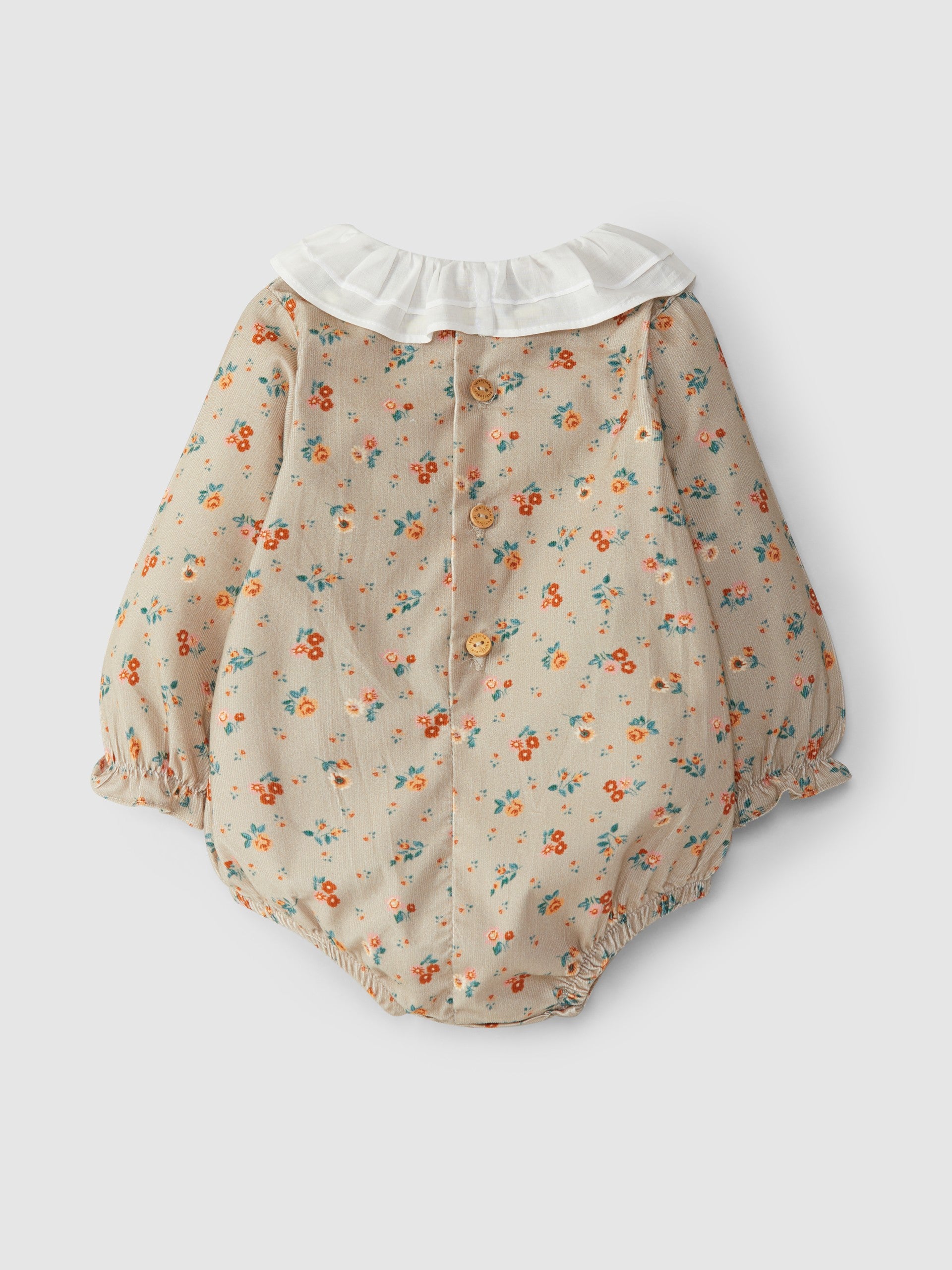 Shortie Floral Micro-Corduroy | Organic nursery fabrics