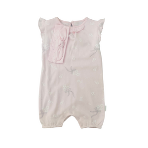 Pink Playsuit & Headband Set