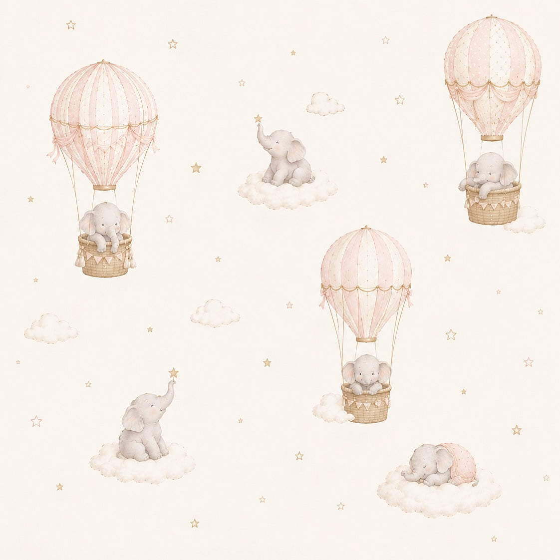 Eleanor's Adventure Wallpaper - Blush