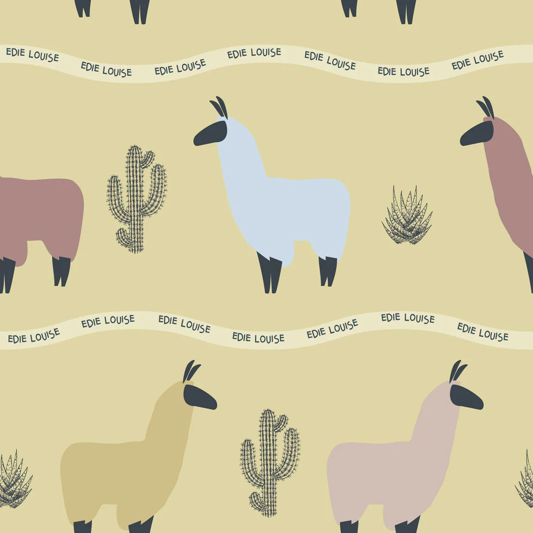 Llamas Out For A Lazy Stroll Wallpaper
