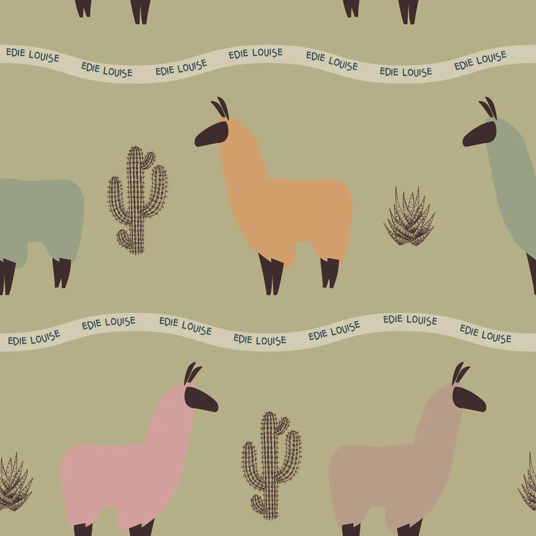 Llamas Out For A Lazy Stroll Wallpaper