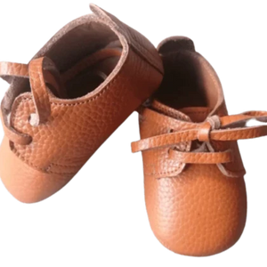Brown Lace-up First Walker