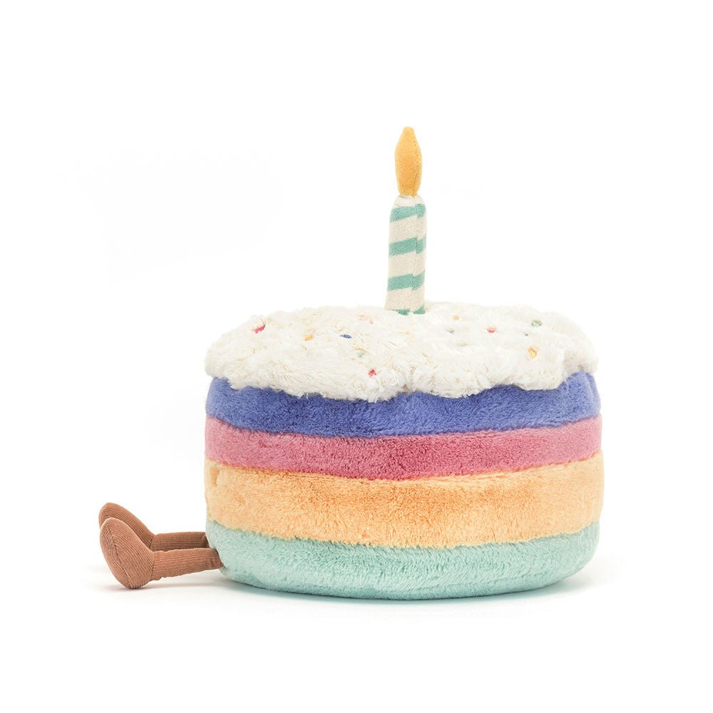 Amuseables Rainbow Birthday Cake Toy - The Baby Cot Shop, Chelsea
