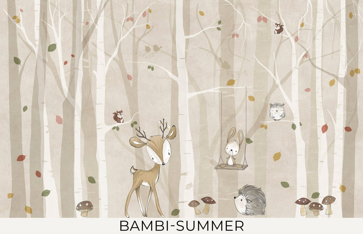Bambi Wallpaper - The Baby Cot Shop, Chelsea