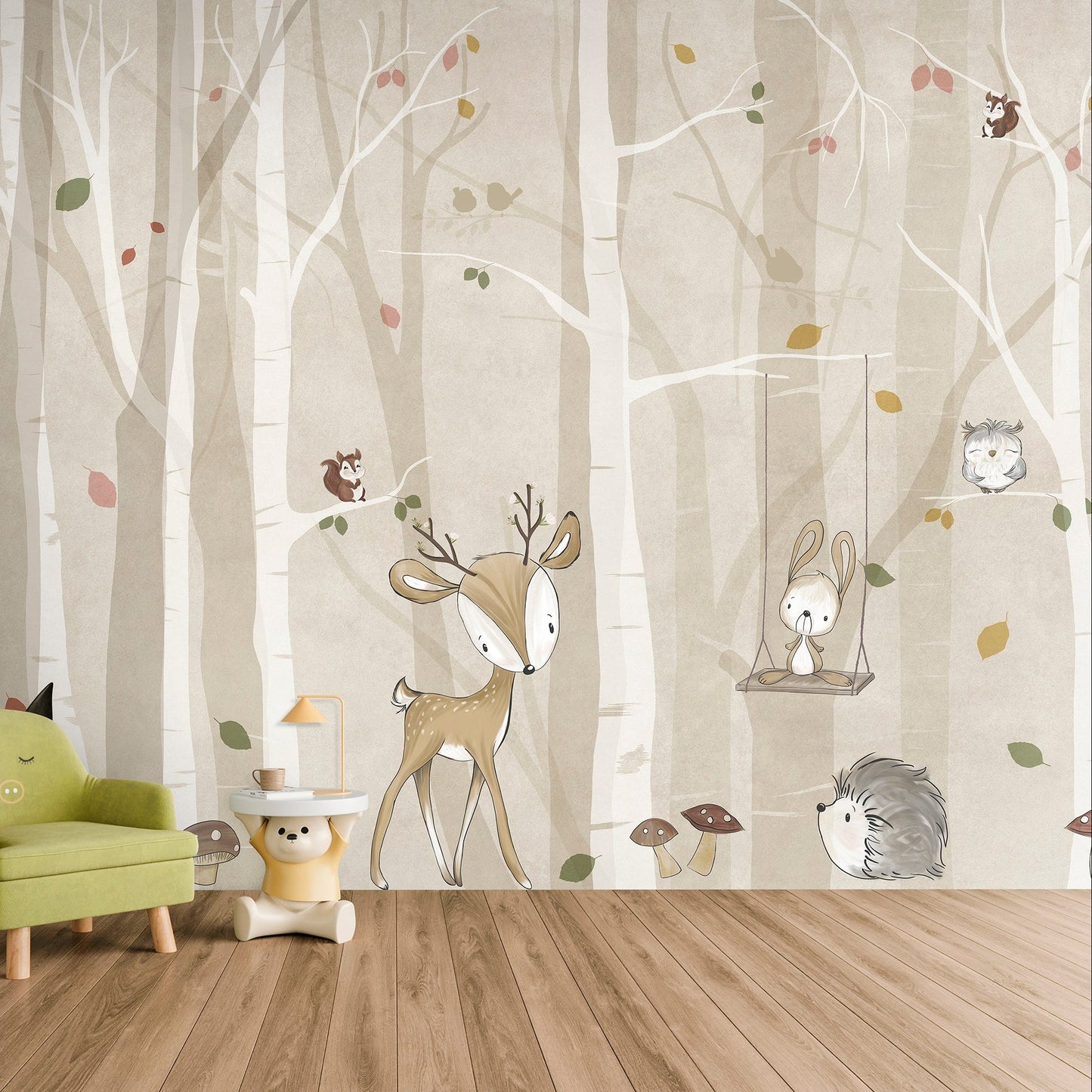 Bambi Wallpaper - The Baby Cot Shop, Chelsea