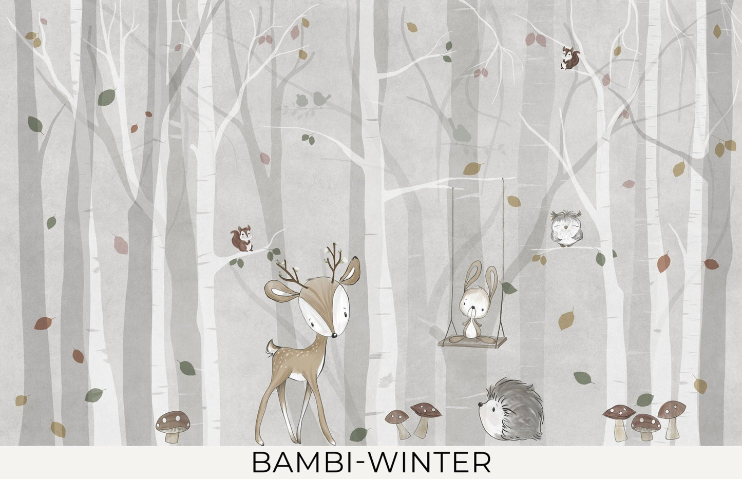 Bambi Wallpaper - The Baby Cot Shop, Chelsea