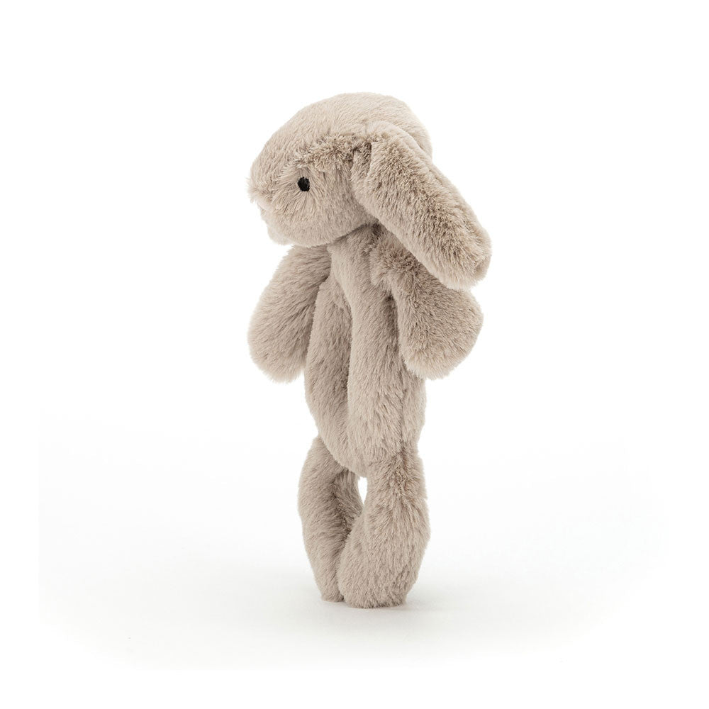 Bashful Beige Bunny Ring Rattle - The Baby Cot Shop, Chelsea