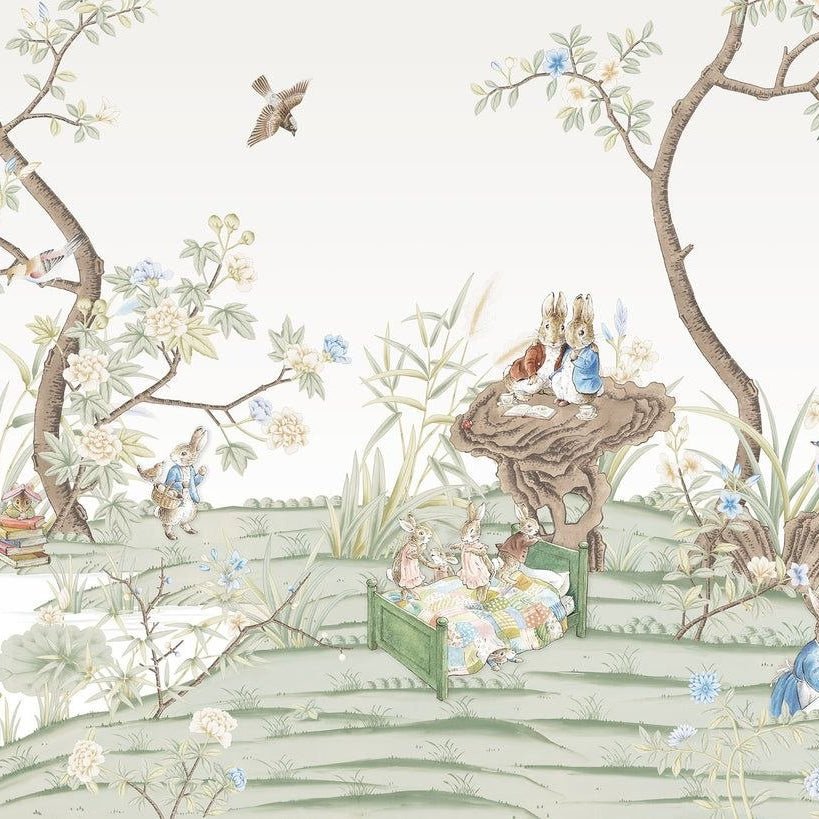 Bedtime Folly Wallpanel - The Baby Cot Shop, Chelsea