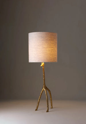 Elongated Giraffe Lamp