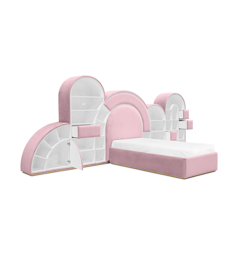 Bubble Gum Bed- Pink