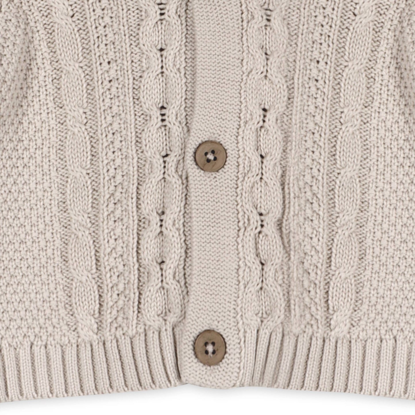 Cable Knit Organic Baby Cardigan - The Baby Cot Shop, Chelsea