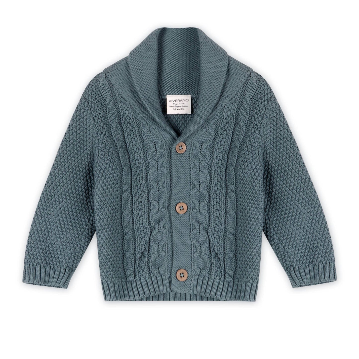 Cable Knit Organic Baby Cardigan - The Baby Cot Shop, Chelsea