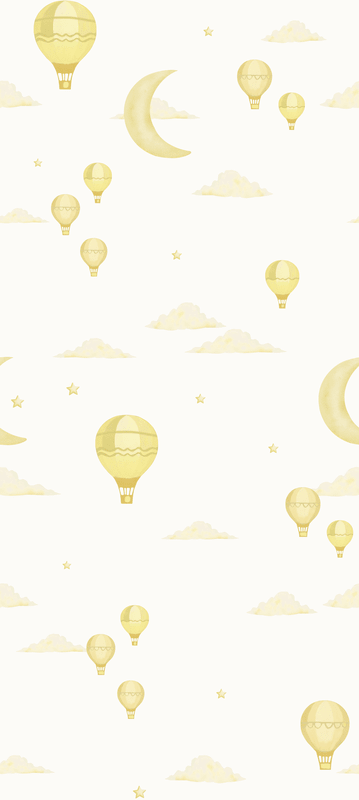 Celestial Voyage Wallpaper - Sunlit Haze - The Baby Cot Shop, Chelsea