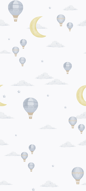 Celestial Voyage Wallpaper - Sunlit Haze - The Baby Cot Shop, Chelsea